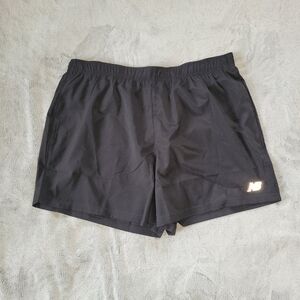 New Balance Mens Size XL Core Running Lined Shorts Black Lightweight NB DRY